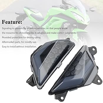Topteng LED Front Turn Signal Light Turn Signals for